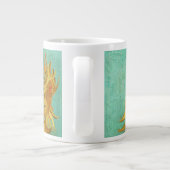 Vincent van Gogh twaalf zonnebloemen in een vaas Grote Koffiekop (Achterkant)