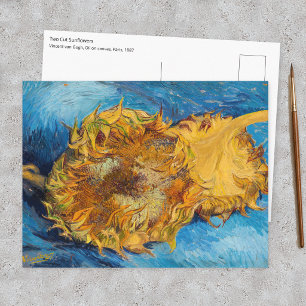 Vincent van Gogh - Twee afgesneden zonnebloemen Briefkaart