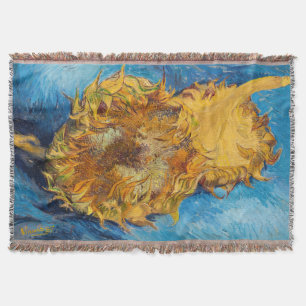 Vincent van Gogh - Twee afgesneden zonnebloemen Deken