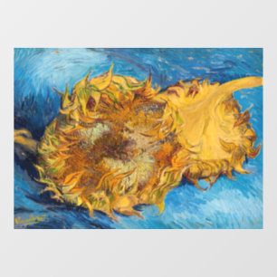 Vincent van Gogh - Twee afgesneden zonnebloemen Raamsticker
