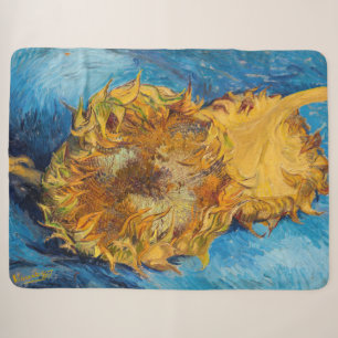 Vincent van Gogh - Twee afgesneden zonnebloemen Sherpa Deken