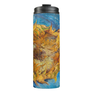 Vincent van Gogh - Twee afgesneden zonnebloemen Thermosbeker