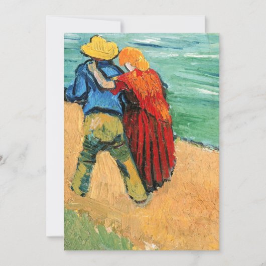 Vincent van Gogh - Twee Geliefden Kaart (Voorkant)