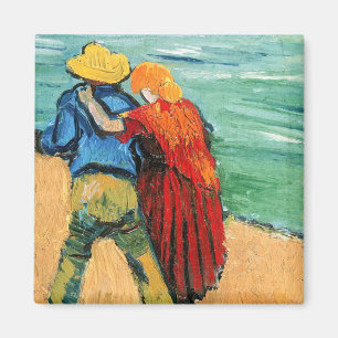 Vincent van Gogh - Twee Geliefden Magneet