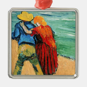 Vincent van Gogh - Twee Geliefden Metalen Ornament