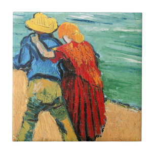 Vincent van Gogh - Twee Geliefden Tegeltje