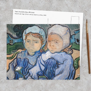 Vincent van Gogh - Twee kleine meisjes Briefkaart
