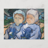 Vincent van Gogh - Twee kleine meisjes Briefkaart (Voorkant)