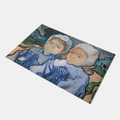 Vincent van Gogh - Twee kleine meisjes Deurmat (Schuin)