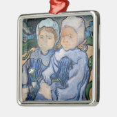 Vincent van Gogh - Twee kleine meisjes Metalen Ornament (Links)