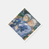 Vincent van Gogh - Twee kleine meisjes Servet (Hoek)