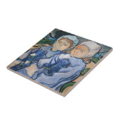 Vincent van Gogh - Twee kleine meisjes Tegeltje (Zijkant)