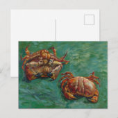 Vincent van Gogh, twee krabben Briefkaart (Voorkant / Achterkant)