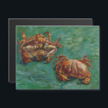 Vincent van Gogh, twee krabben Magnetische Uitnodiging<br><div class="desc">Vincent van Gogh - Twee krabben,  1889.</div>
