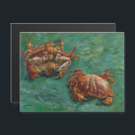 Vincent van Gogh, twee krabben Magnetische Uitnodiging<br><div class="desc">Vincent van Gogh - Twee krabben, 1889.</div>