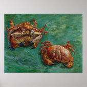 Vincent van Gogh, twee krabben Poster (Voorkant)