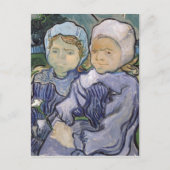 Vincent van Gogh | Twee Meisjes, 1890 Briefkaart (Voorkant)