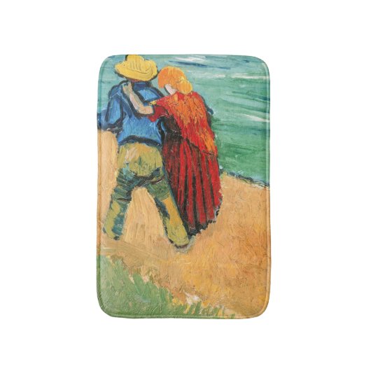 Vincent van Gogh - Twee overs Badmat (Voorkant Verticaal)