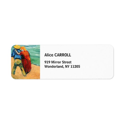 Vincent van Gogh - Twee overs Etiket (Voorkant)