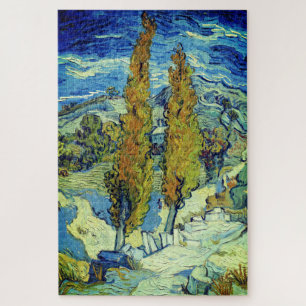 Vincent Van Gogh Twee Poplars op Saint-Rémy Legpuzzel