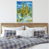 Vincent van Gogh, twee populieren in de Alpilles Canvas Afdruk (Insitu (Slaapkamer))