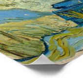 Vincent van Gogh, twee populieren in de Alpilles Poster (Hoek)