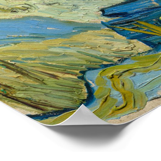 Vincent van Gogh, twee populieren in de Alpilles Poster (Hoek)