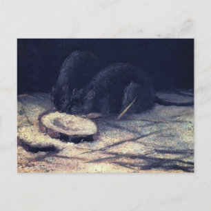 Vincent Van Gogh - Twee ritten - Rat Lover Fine Ar Briefkaart
