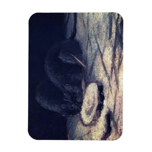 Vincent Van Gogh - Twee ritten - Rat Lover Fine Ar Magneet (Verticaal)