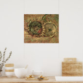 Vincent van Gogh | Twee snijbloemen, 1887 Poster (Keuken)