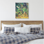 Vincent Van Gogh - Twee witte Butterflies Fine Art Canvas Afdruk (Insitu (Slaapkamer))