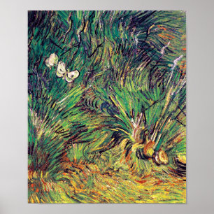 Vincent Van Gogh - Twee witte Butterflies Fine Art Poster