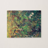 Vincent Van Gogh - Twee witte vlinders Kunstwerk Legpuzzel (Horizontaal)