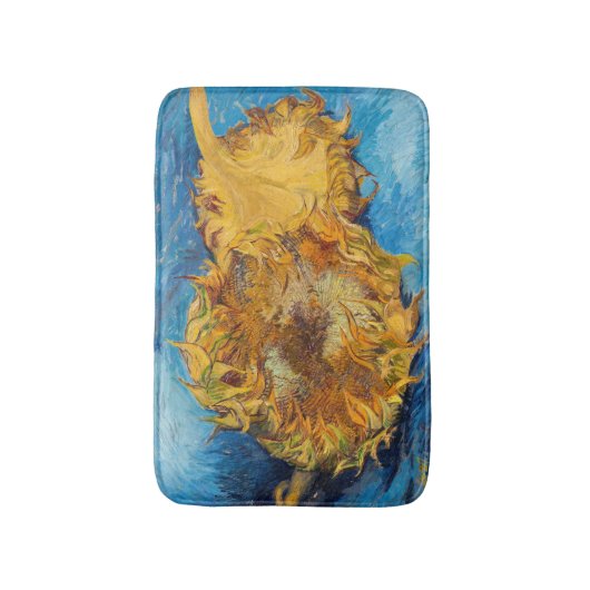 Vincent van Gogh - Two Cut Sunflower Badmat (Voorkant Verticaal)