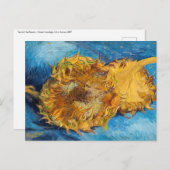 Vincent van Gogh - Two Cut Sunflower Briefkaart (Voorkant / Achterkant)