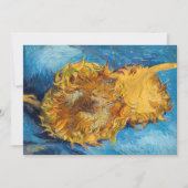 Vincent van Gogh - Two Cut Sunflower Kaart (Voorkant)