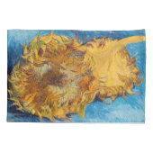 Vincent van Gogh - Two Cut Sunflower Kussensloop (Achterkant)