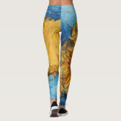 Vincent van Gogh - Two Cut Sunflower Leggings (Achterkant)
