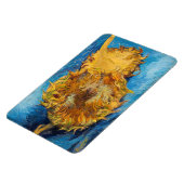 Vincent van Gogh - Two Cut Sunflower Magneet (Linkerzijde)