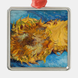 Vincent van Gogh - Two Cut Sunflower Metalen Ornament