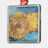 Vincent van Gogh - Two Cut Sunflower Metalen Ornament (Links)