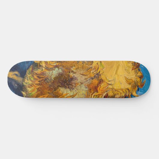 Vincent van Gogh - Two Cut Sunflower Persoonlijk Skateboard (Horizontaal)