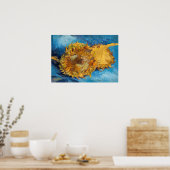 Vincent van Gogh - Two Cut Sunflower Poster (Keuken)
