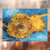 Vincent van Gogh - Two Cut Sunflower Raamsticker (Vel 2)