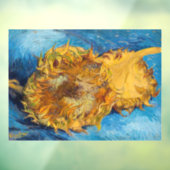 Vincent van Gogh - Two Cut Sunflower Raamsticker (Vel 3)