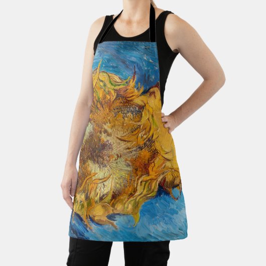 Vincent van Gogh - Two Cut Sunflower Schort (Insitu)