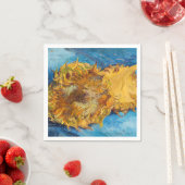 Vincent van Gogh - Two Cut Sunflower Servet (Insitu)