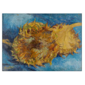 Vincent van Gogh - Two Cut Sunflower Snijplank (Voorkant)