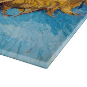 Vincent van Gogh - Two Cut Sunflower Snijplank (Hoek)