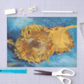 Vincent van Gogh - Two Cut Sunflower Tissuepapier (Craft)